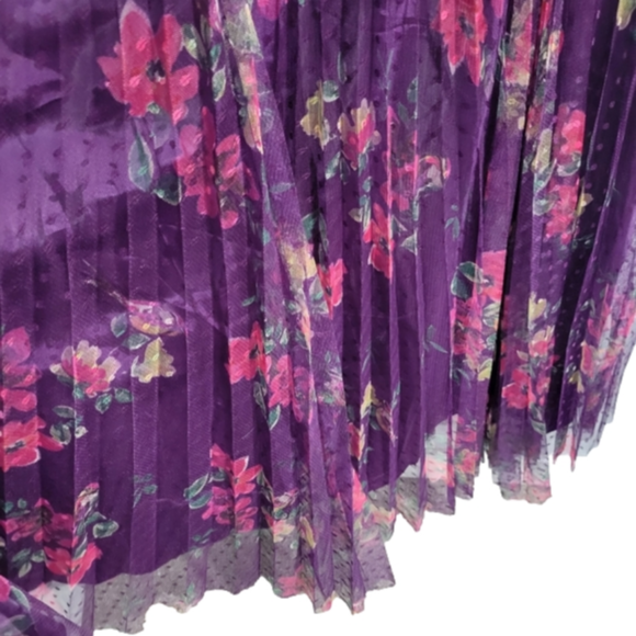 MAC DUGGAL 2143  Floral Flutter Sleeve Midi Dress NWT Size 4 - Picture 11 of 12